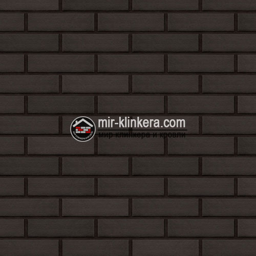 Клинкерная фасадная плитка King Klinker Volcanic black (18) вулканический черный