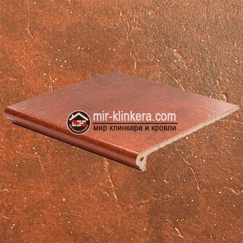 Клинкерная ступень-флорентинер ABC-klinkergruppe «Granit» Rot