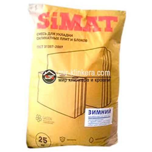 Смесь для укладки силикатных плит и блоков SiMAT