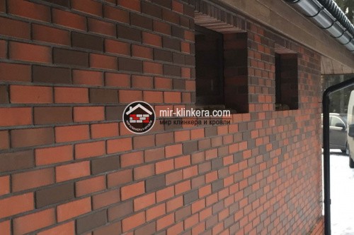 Кирпич клинкерный фасадный ЛСР "Ноттингем" красный флэш гладкий фото 6