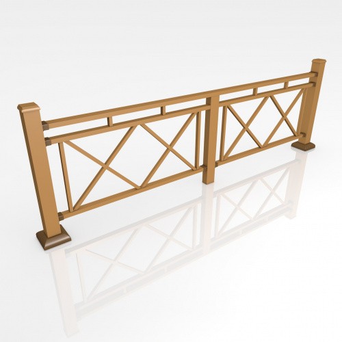 Перила и ограждения для террас/балконов CM Railing, Венге (коричневый) фото 8